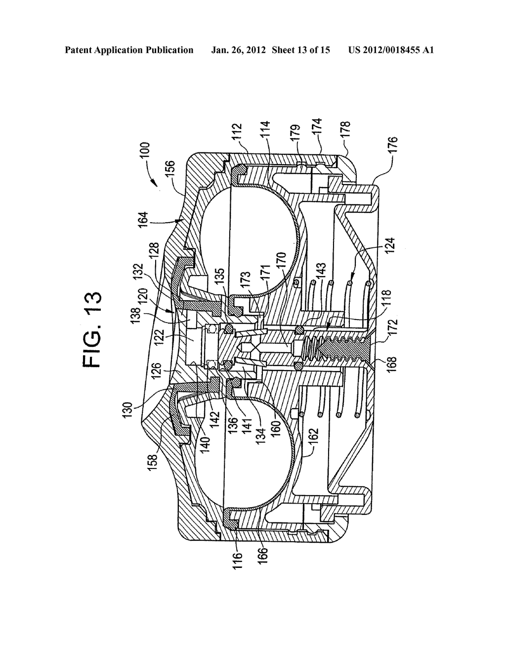 Dispenser with Variable-Volume Storage Chamber, One-Way Valve, and     Manually-Depressible Actuator - diagram, schematic, and image 14