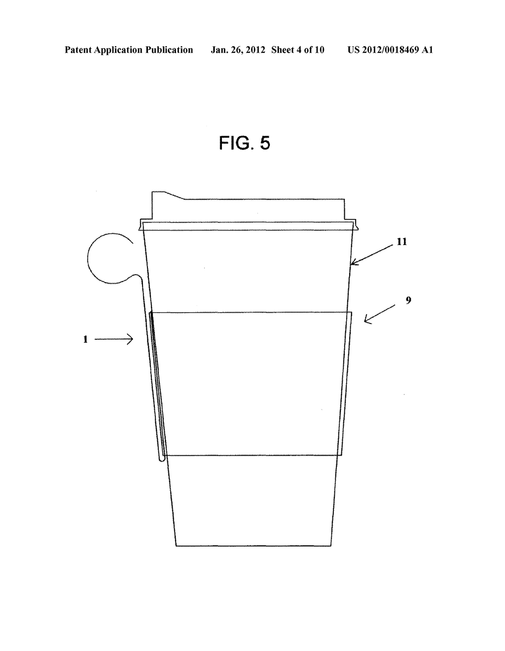 BEVERAGE HOLDER AND TRANSPORTING DEVICE - diagram, schematic, and image 05
