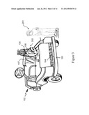 DEVICE FOR SECURING A JUNIOR GOLF BAG TO A GOLF CART AND METHODS OF USE     THEREOF diagram and image