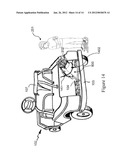 DEVICE FOR SECURING A JUNIOR GOLF BAG TO A GOLF CART AND METHODS OF USE     THEREOF diagram and image