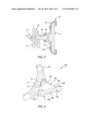 TOUCH SCREEN VIDEO DISPLAY DEVICE MOUNTING SYSTEM SECURING TO VEHICLE SEAT     HEADREST diagram and image