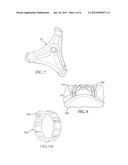 TOUCH SCREEN VIDEO DISPLAY DEVICE MOUNTING SYSTEM SECURING TO VEHICLE SEAT     HEADREST diagram and image