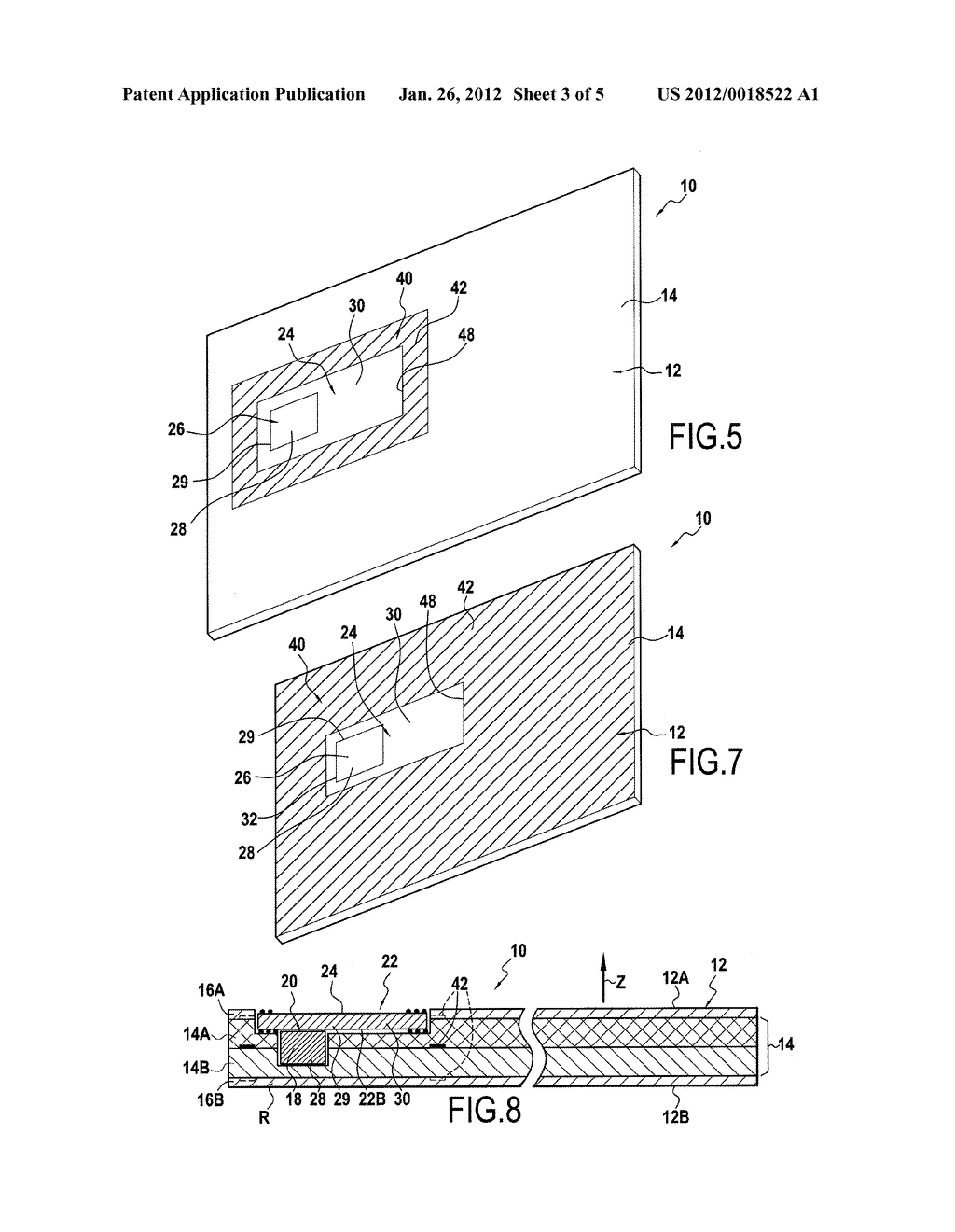 Microcircuit Device including Means for Amplifying the Gain of an Antenna - diagram, schematic, and image 04