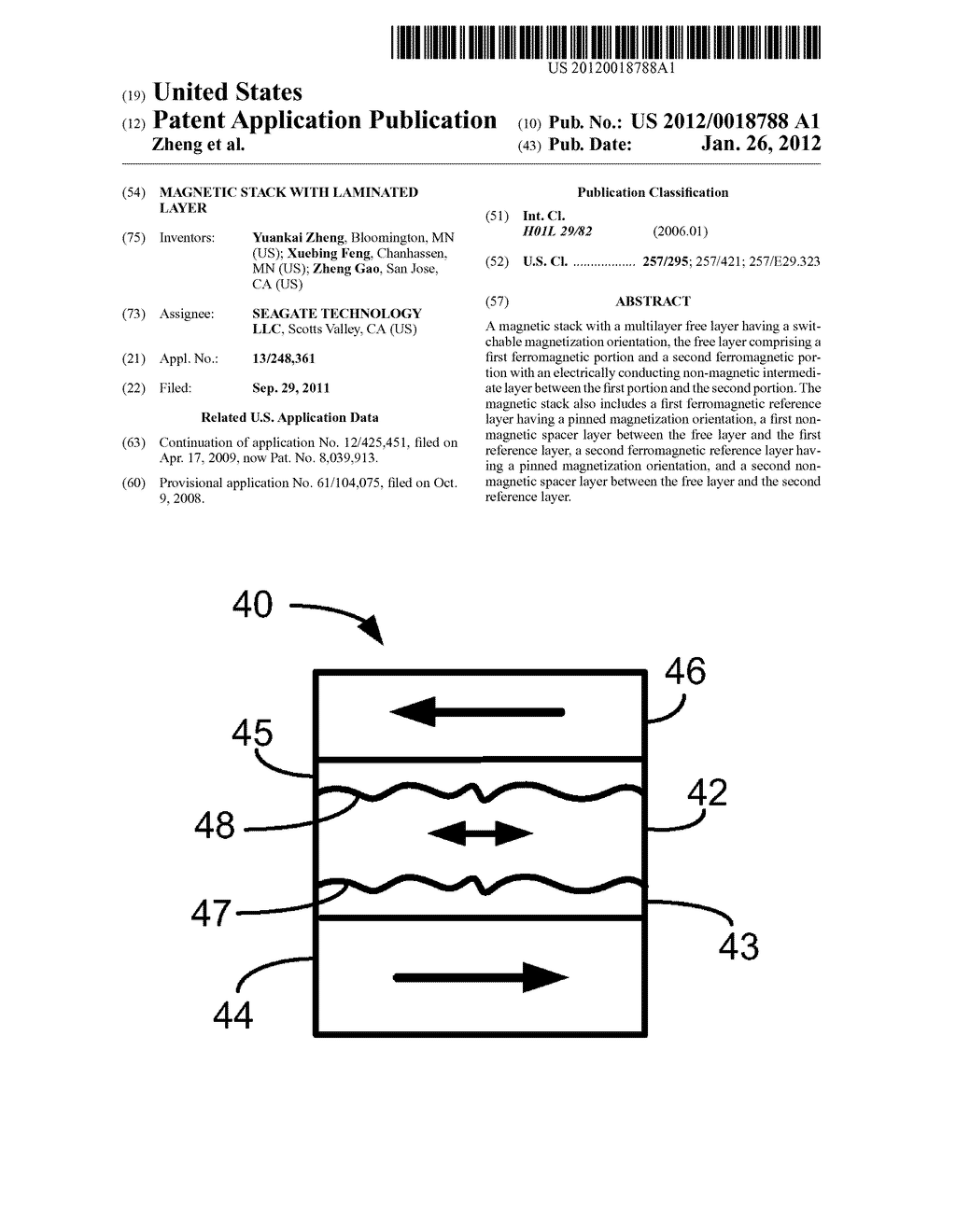 MAGNETIC STACK WITH LAMINATED LAYER - diagram, schematic, and image 01