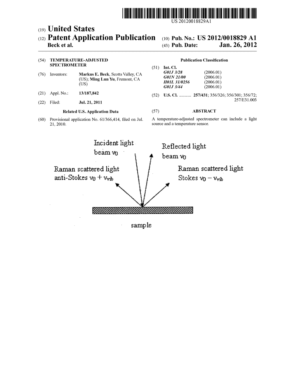 TEMPERATURE-ADJUSTED SPECTROMETER - diagram, schematic, and image 01