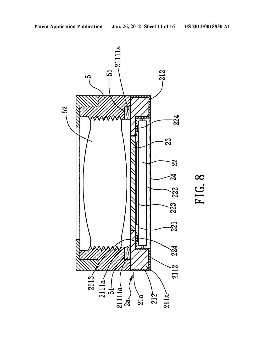 Packaging device of image sensor - diagram, schematic, and image 12