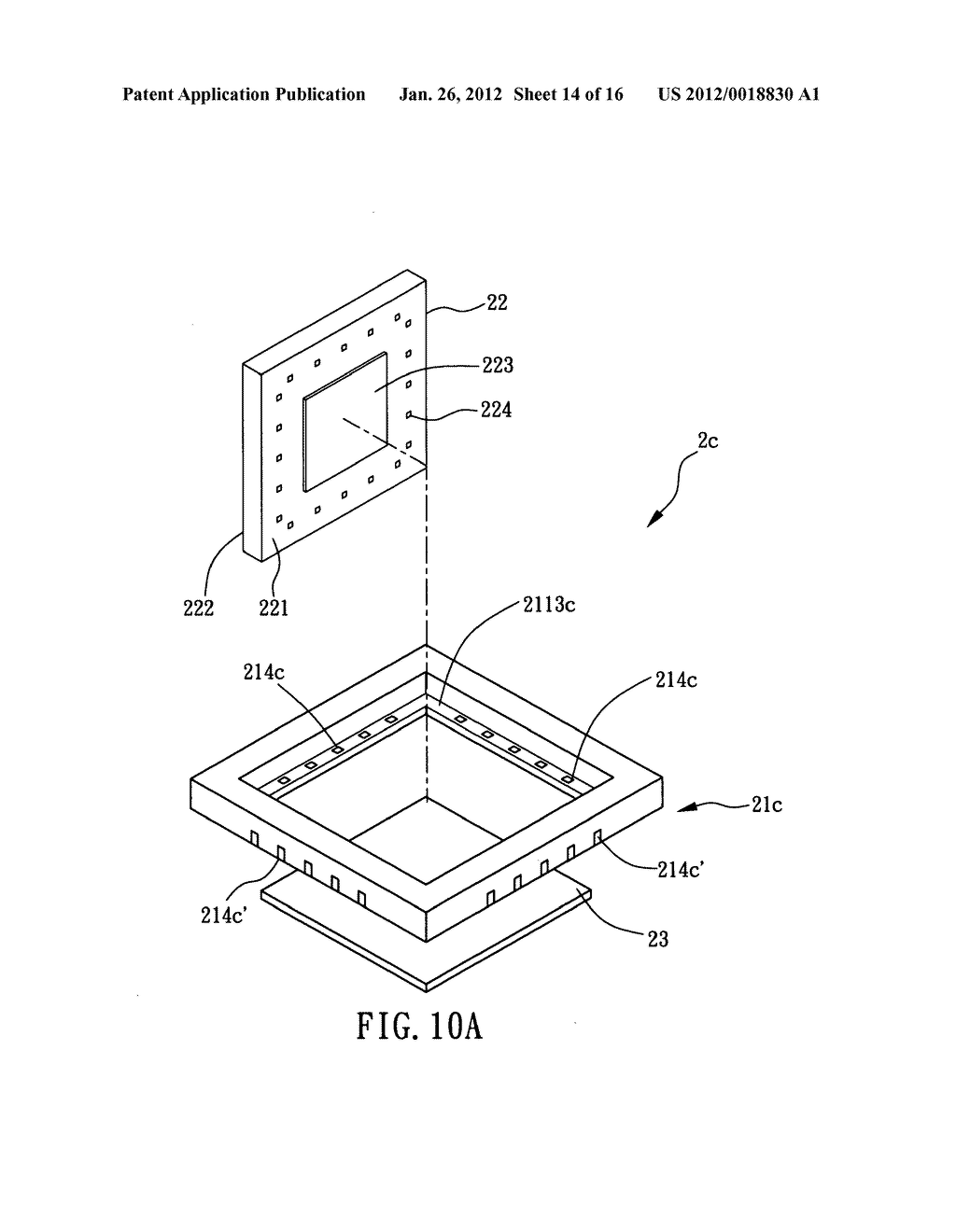 Packaging device of image sensor - diagram, schematic, and image 15