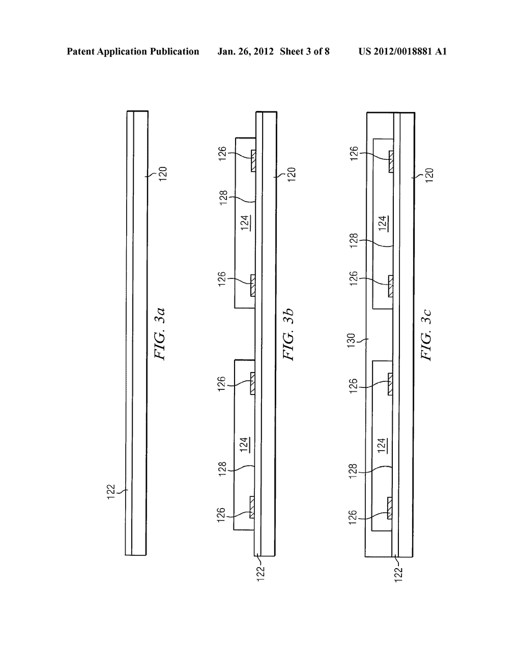 Semiconductor Device and Method of Dual-Molding Die Formed on Opposite     Sides of Build-Up Interconnect Structure - diagram, schematic, and image 04