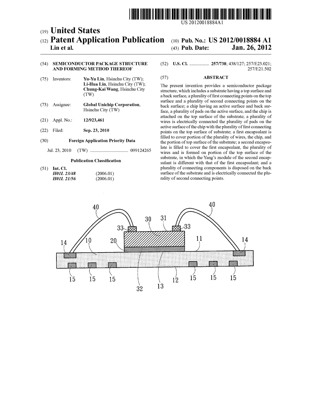 Semiconductor package structure and forming method thereof - diagram, schematic, and image 01