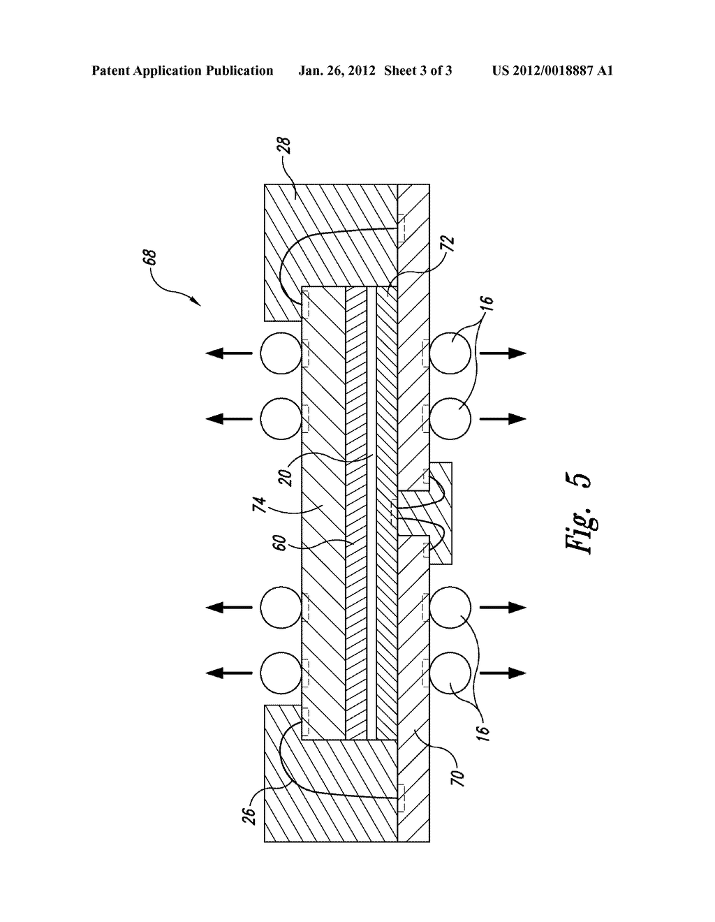 MICROELECTRONIC DEVICE PACKAGES, STACKED MICROELECTRONIC DEVICE PACKAGES,     AND METHODS FOR MANUFACTURING MICROELECTRONIC DEVICES - diagram, schematic, and image 04