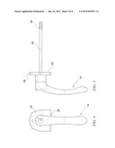 DOOR EXPANSION ADJUSTING HANDLE AND LATCH SET diagram and image