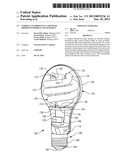 COMPACT FLUORESCENT LAMP WITH IMPROVED THERMAL MANAGEMENT diagram and image