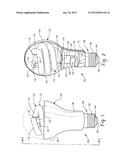 COMPACT FLUORESCENT LAMP WITH IMPROVED THERMAL MANAGEMENT diagram and image