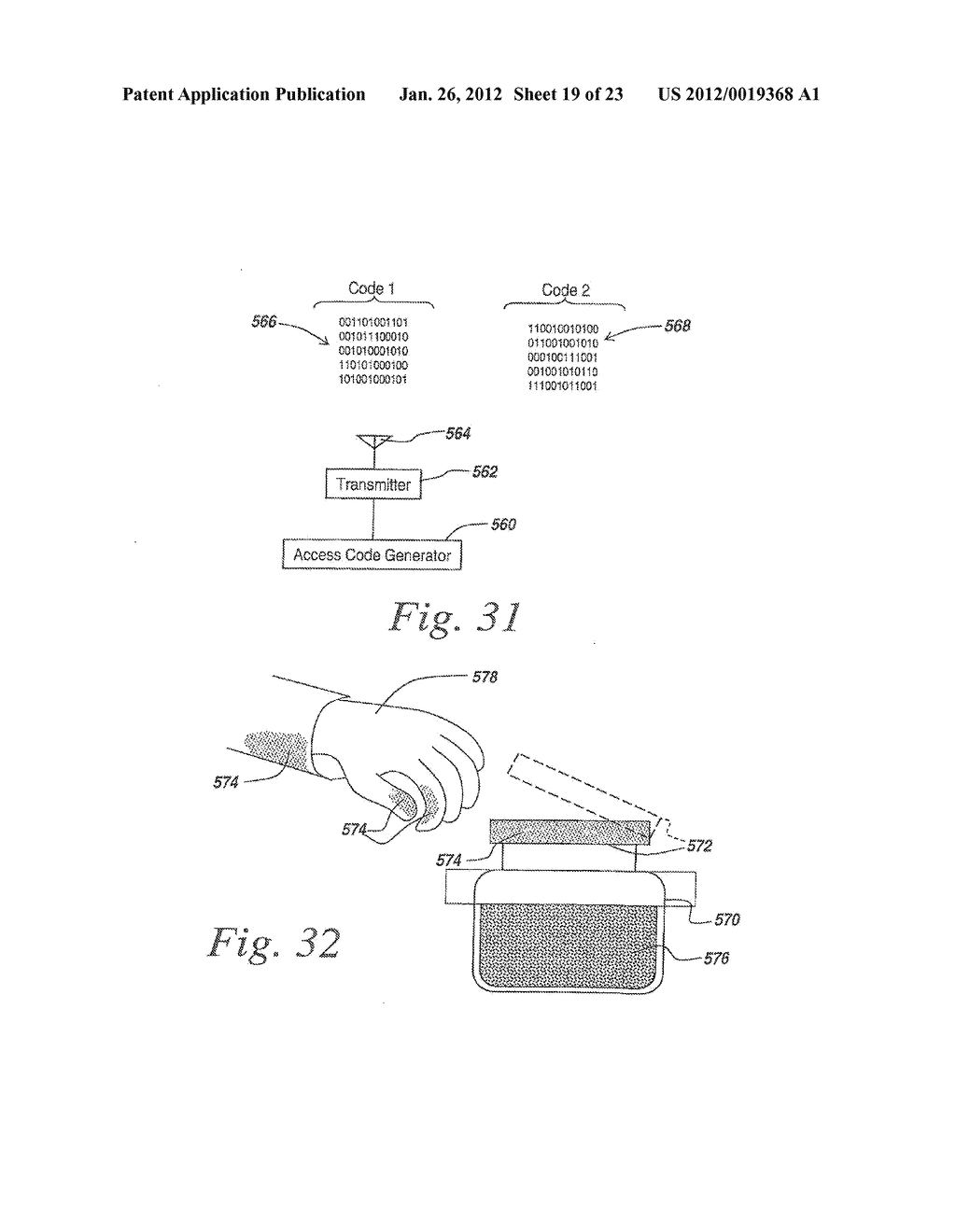 METHOD OF AUTHENTICATING AN ARTICLE USING MICRORADIOS - diagram, schematic, and image 20