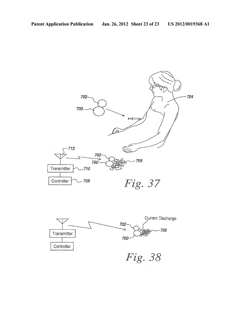 METHOD OF AUTHENTICATING AN ARTICLE USING MICRORADIOS - diagram, schematic, and image 24