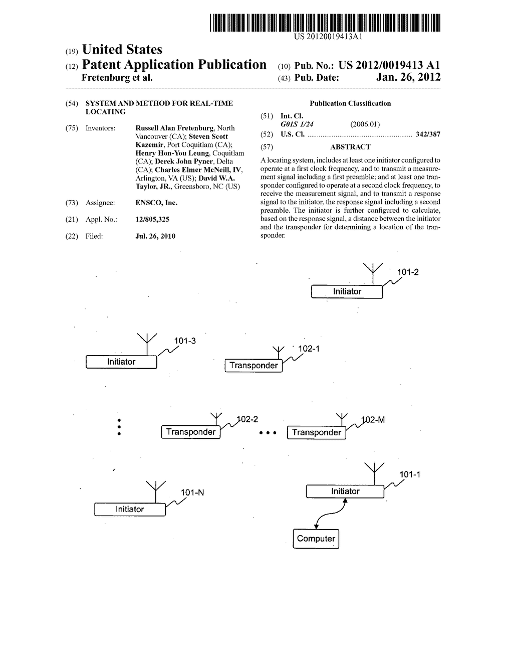 System and method for real-time locating - diagram, schematic, and image 01