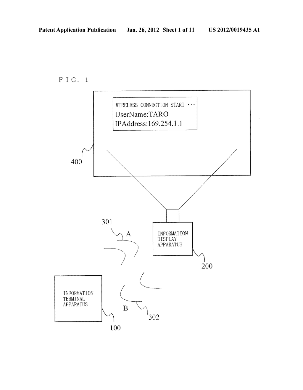 INFORMATION TERMINAL APPARATUS, INFORMATION DISPLAY APPARATUS, AND     WIRELESS NETWORK SYSTEM - diagram, schematic, and image 02