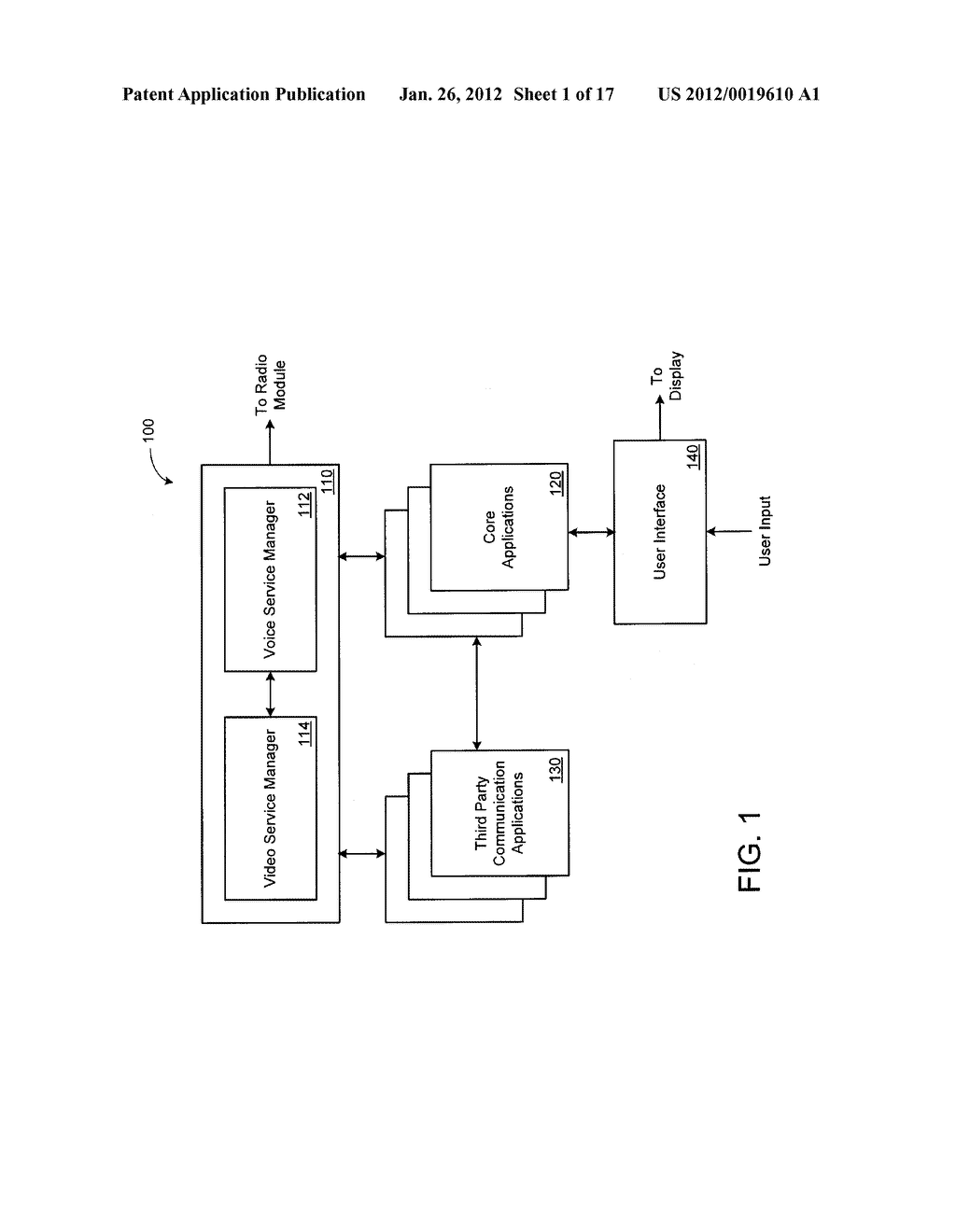 SYSTEM AND METHOD FOR PROVIDING INTEGRATED VIDEO COMMUNICATION     APPLICATIONS ON A MOBILE COMPUTING DEVICE - diagram, schematic, and image 02