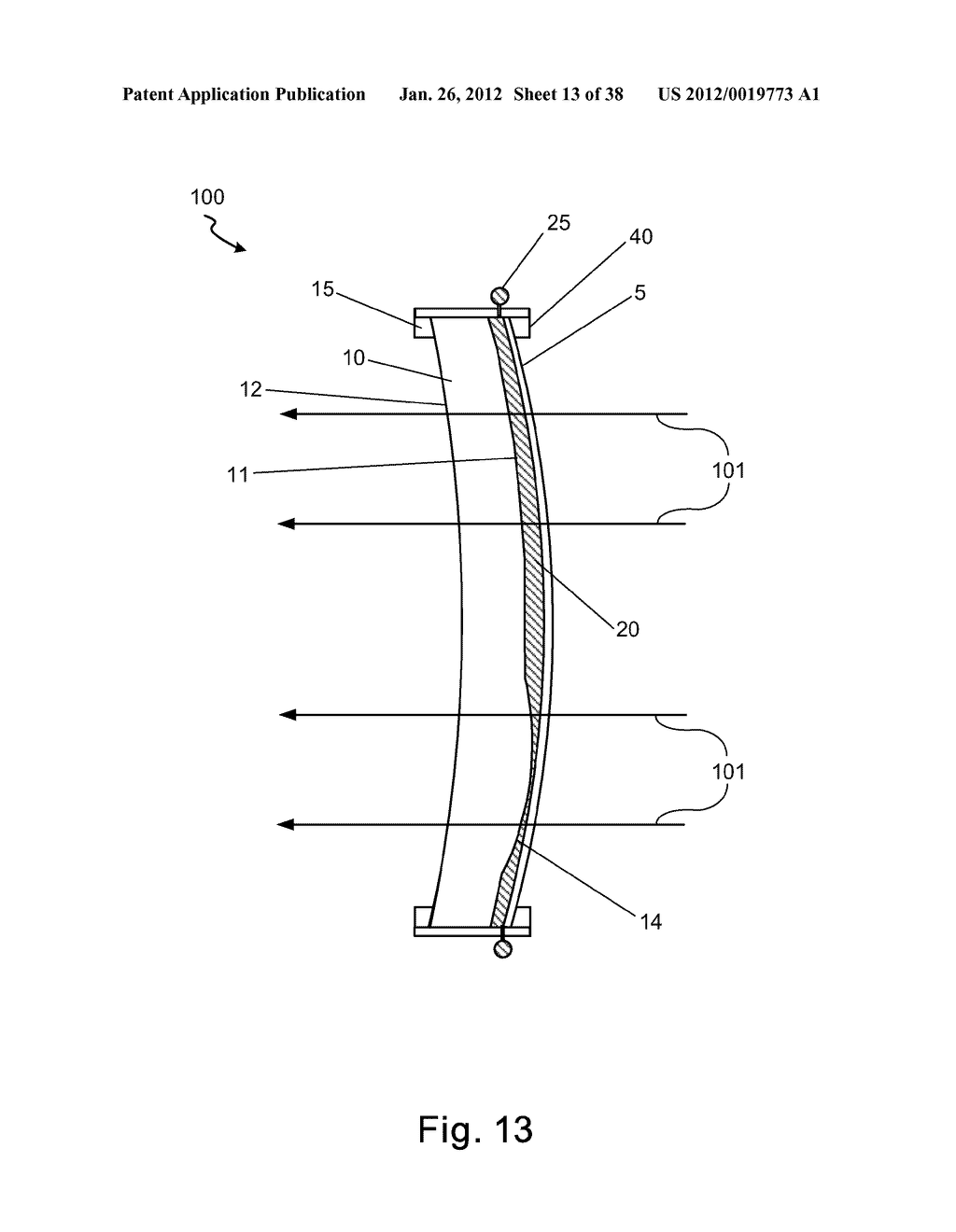 HIGH PERFORMANCE, LOW COST MULTIFOCAL LENS HAVING DYNAMIC PROGRESSIVE     OPTICAL POWER REGION - diagram, schematic, and image 14