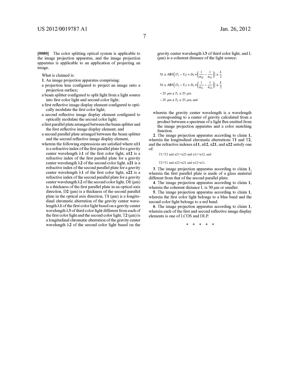 IMAGE PROJECTION APPARATUS UTILIZING REFLECTIVE IMAGE DISPLAY ELEMENT - diagram, schematic, and image 14