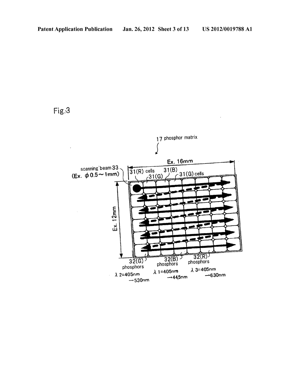 PROJECTOR AND ILLUMINATION APPARATUS FOR SAME - diagram, schematic, and image 04