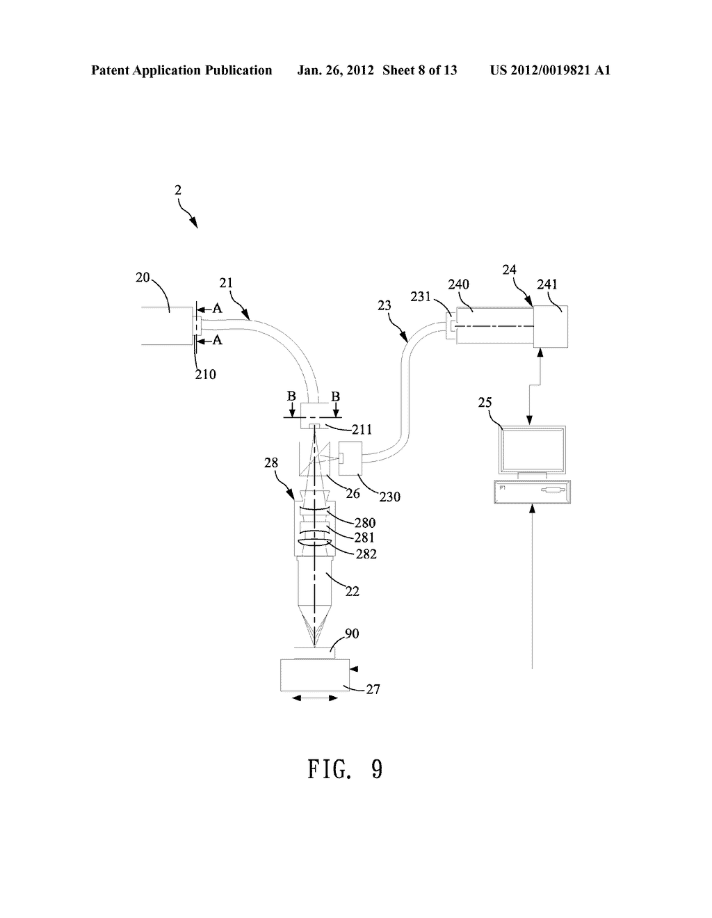 LINEAR CHROMATIC CONFOCAL MICROSCOPIC SYSTEM - diagram, schematic, and image 09