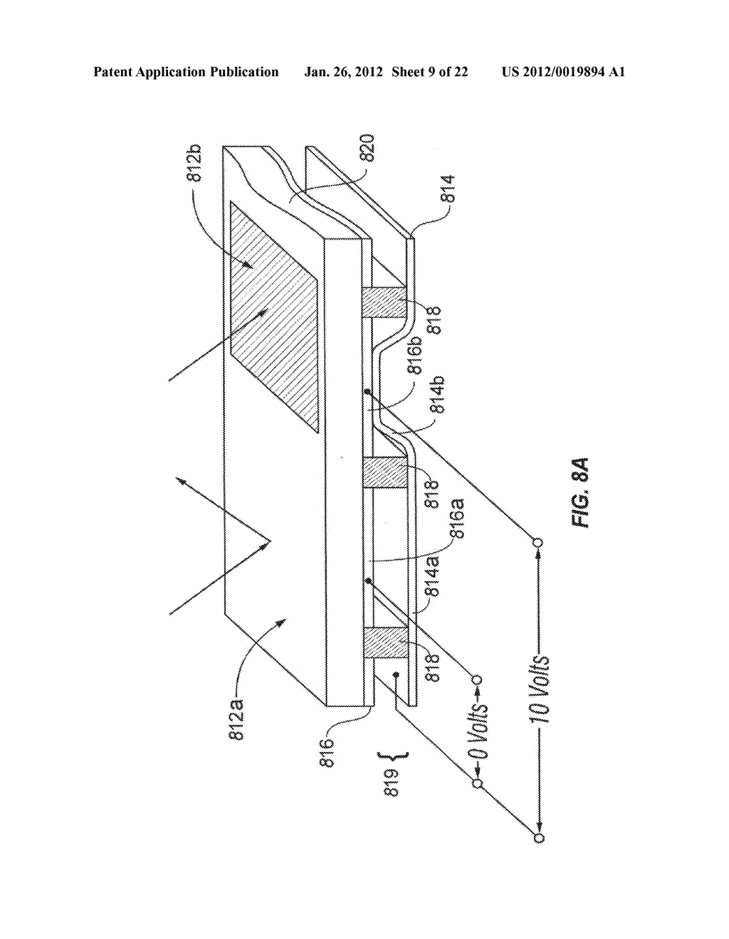 Interferometric modulation devices having triangular subpixels - diagram, schematic, and image 10