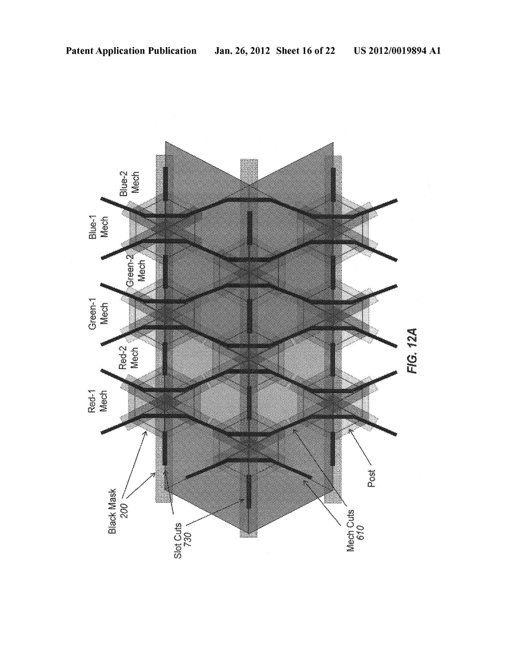 Interferometric modulation devices having triangular subpixels - diagram, schematic, and image 17