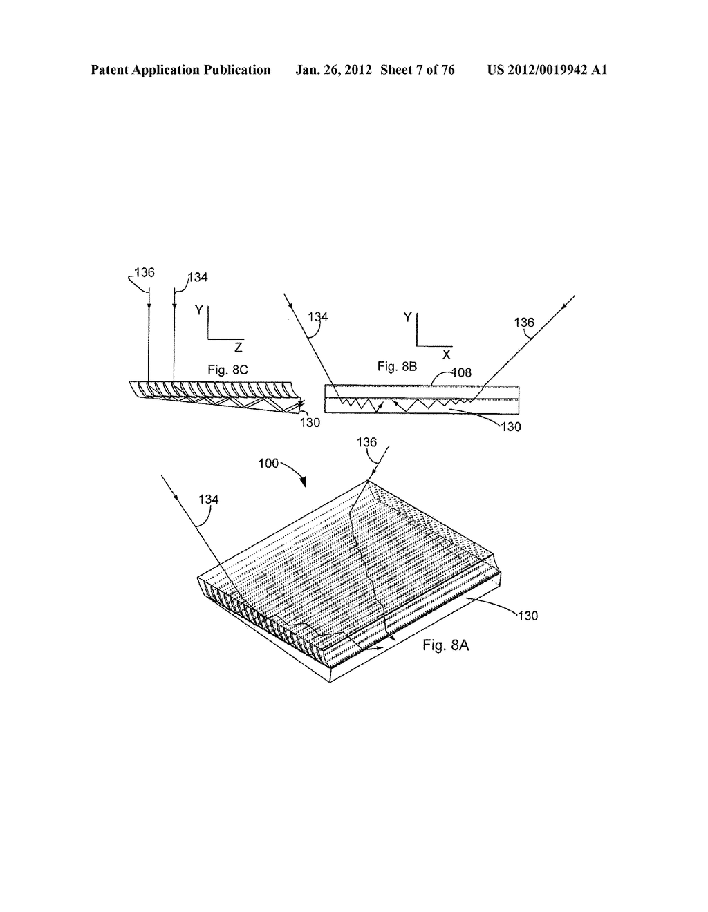 Light-Guide Solar Panel and Method of Fabrication Thereof - diagram, schematic, and image 08