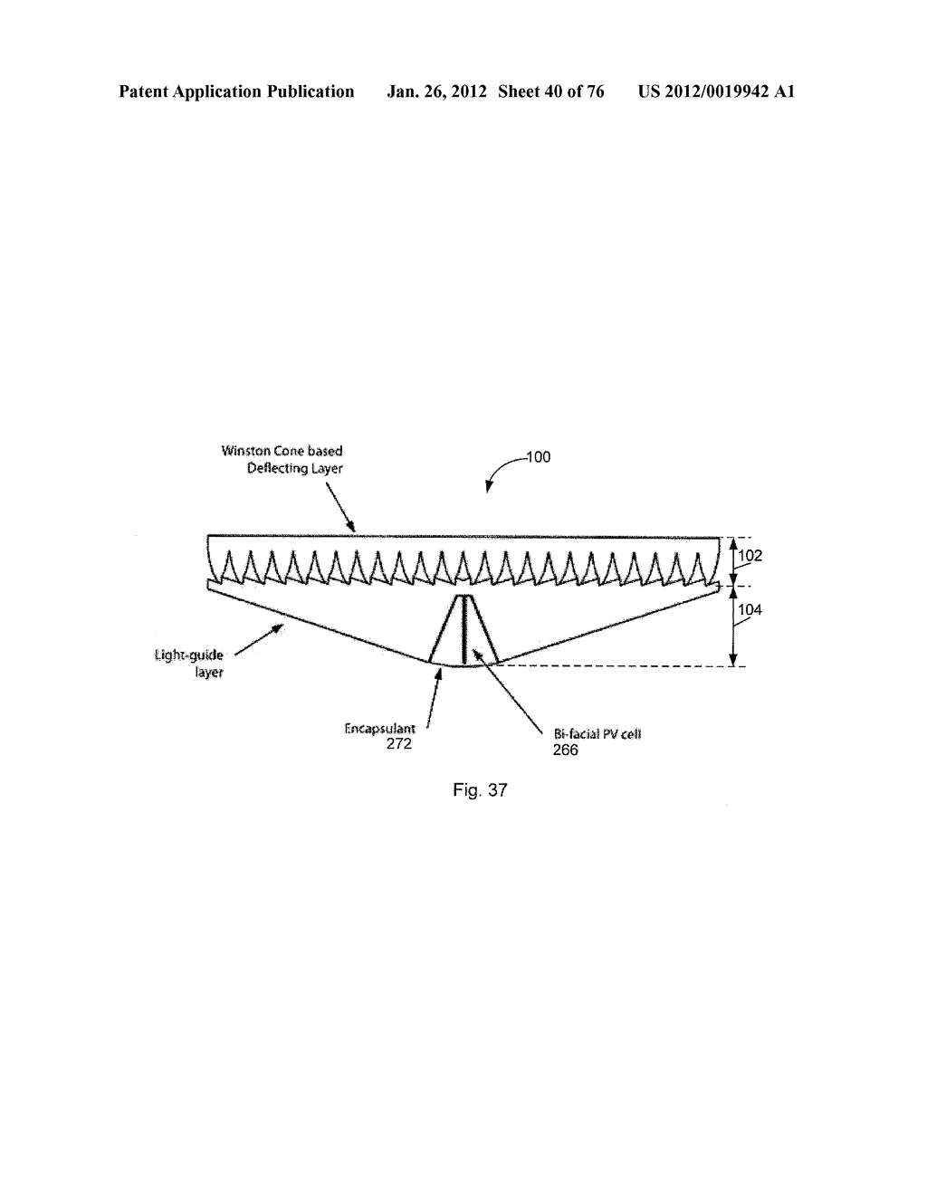 Light-Guide Solar Panel and Method of Fabrication Thereof - diagram, schematic, and image 41