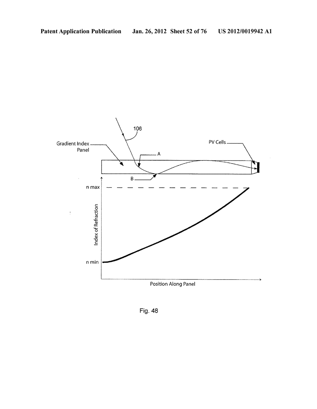 Light-Guide Solar Panel and Method of Fabrication Thereof - diagram, schematic, and image 53