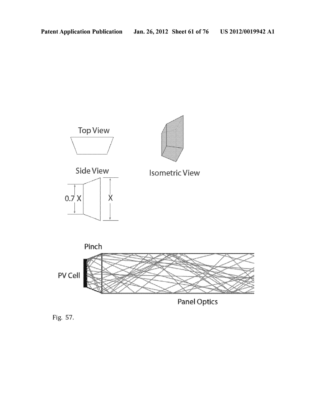 Light-Guide Solar Panel and Method of Fabrication Thereof - diagram, schematic, and image 62