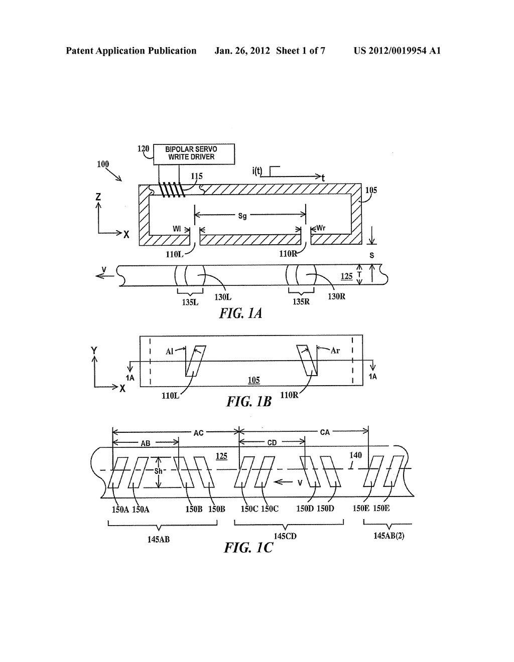 METHOD AND APPARATUS FOR BIPOLAR SERVO MARKS WRITING WITH HIGH OUTPUT - diagram, schematic, and image 02