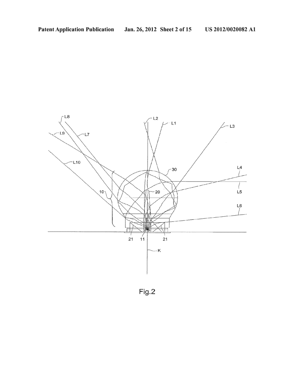 LIGHT EMITTING DEVICE AND BULB-TYPE LED LAMP - diagram, schematic, and image 03