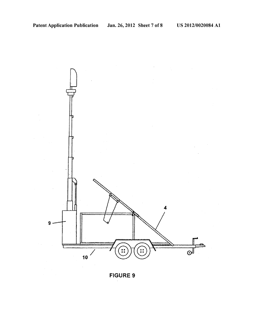 MOBILE SOLAR UNIT WITH LIGHTING TOWER - diagram, schematic, and image 08