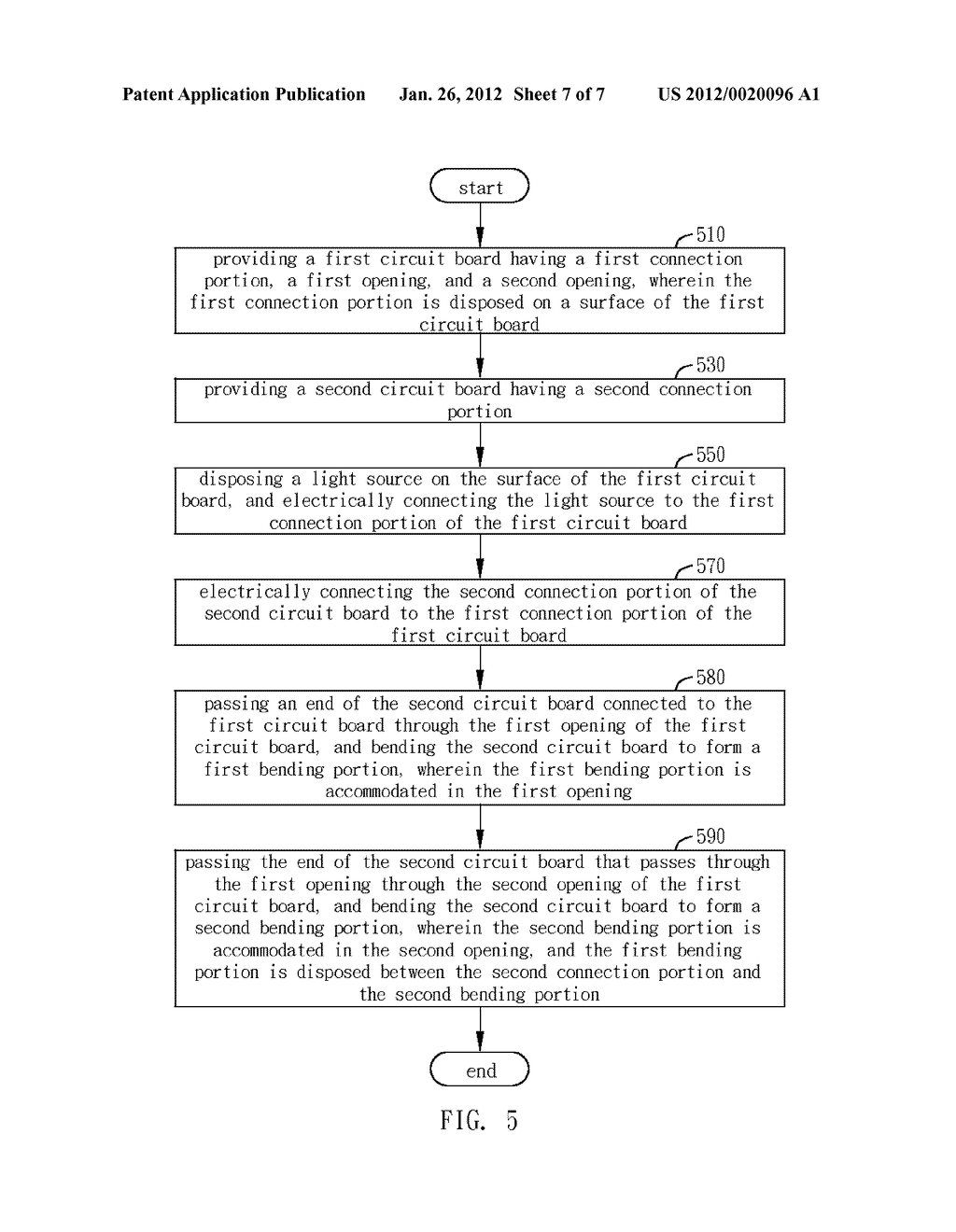 Light Module, Composite Circuit Board Device Used Therein, and Assembling     Method Thereof - diagram, schematic, and image 08