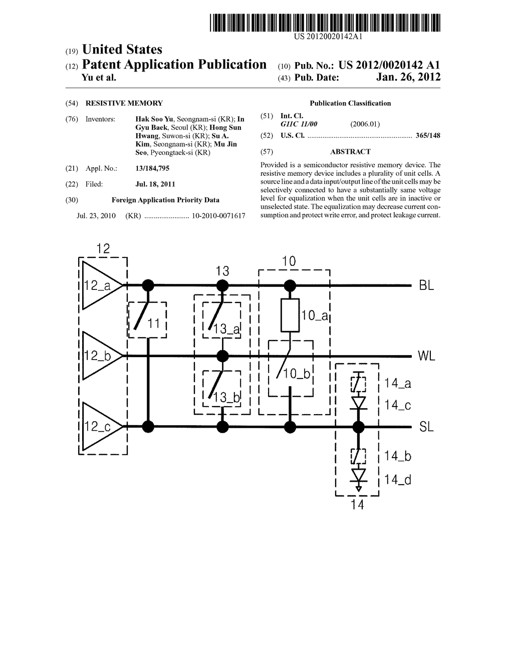 RESISTIVE MEMORY - diagram, schematic, and image 01