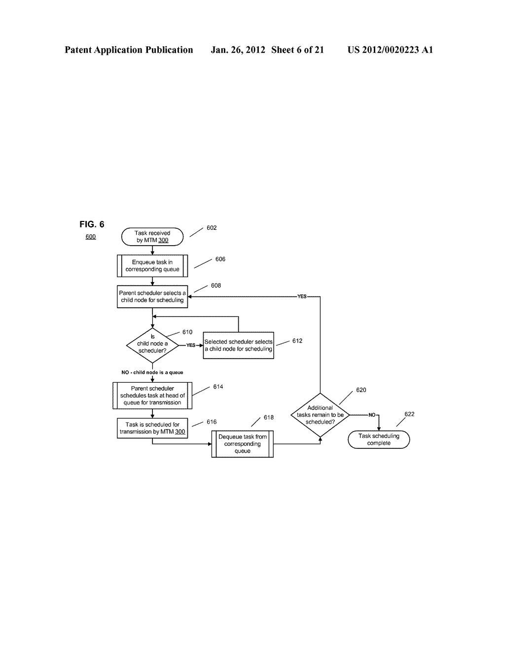 PACKET SCHEDULING WITH GUARANTEED MINIMUM RATE IN A TRAFFIC MANAGER OF A     NETWORK PROCESSOR - diagram, schematic, and image 07