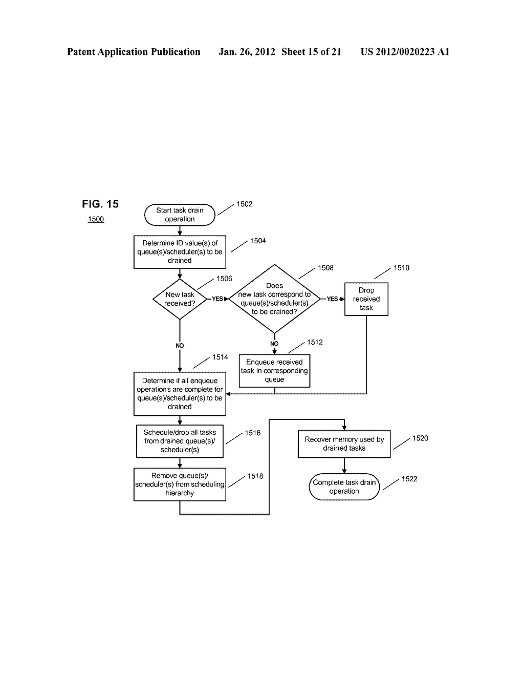 PACKET SCHEDULING WITH GUARANTEED MINIMUM RATE IN A TRAFFIC MANAGER OF A     NETWORK PROCESSOR - diagram, schematic, and image 16