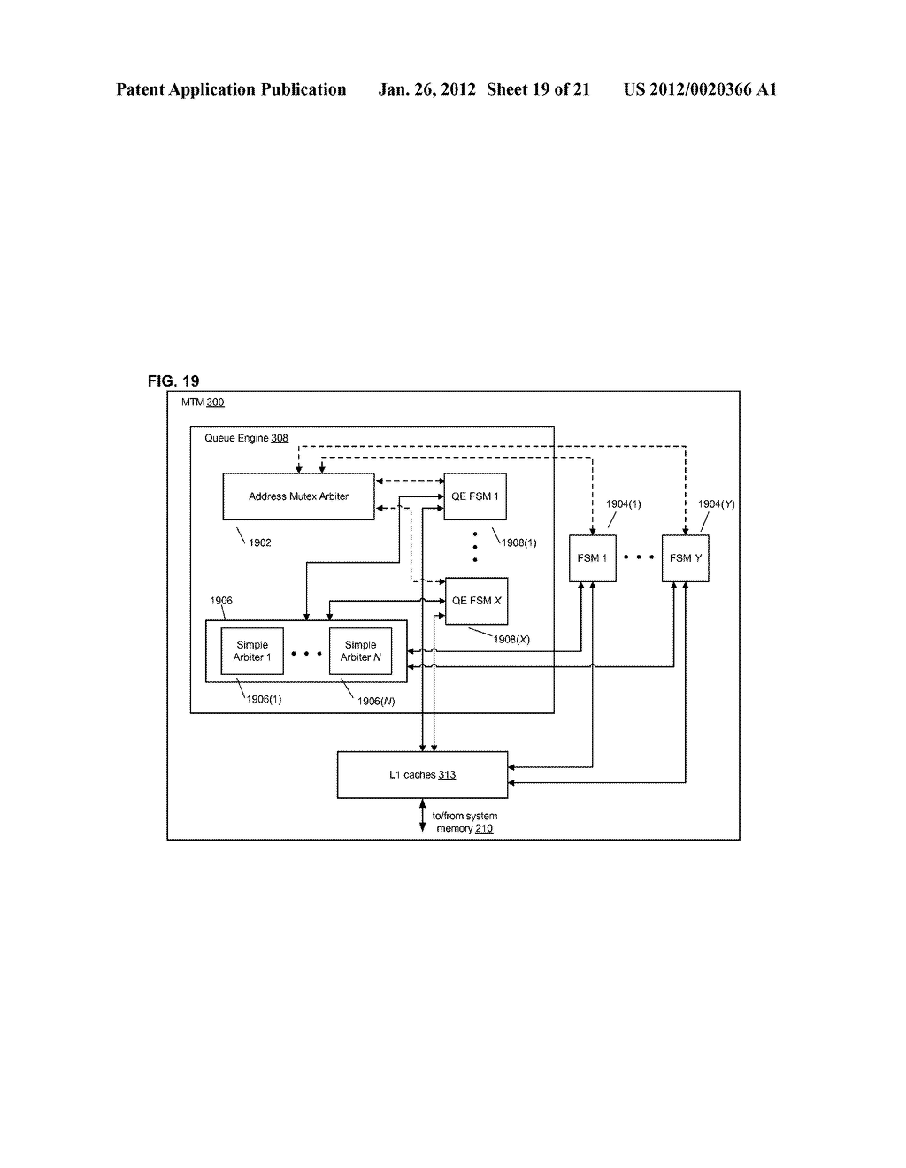 PACKET DRAINING FROM A SCHEDULING HIERARCHY IN A TRAFFIC MANAGER OF A     NETWORK PROCESSOR - diagram, schematic, and image 20