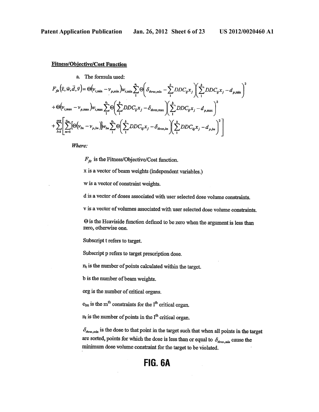 SYSTEM AND METHOD FOR RADIATION THERAPY TREATMENT PLANNING USING A MEMETIC     OPTIMIZATION ALGORITHM - diagram, schematic, and image 07