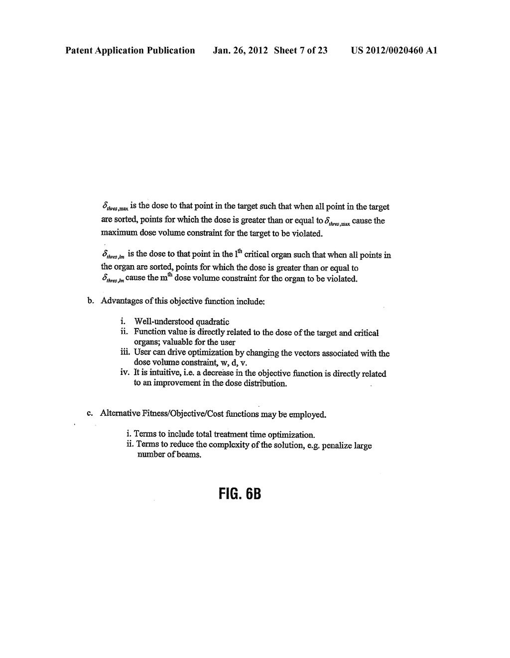 SYSTEM AND METHOD FOR RADIATION THERAPY TREATMENT PLANNING USING A MEMETIC     OPTIMIZATION ALGORITHM - diagram, schematic, and image 08