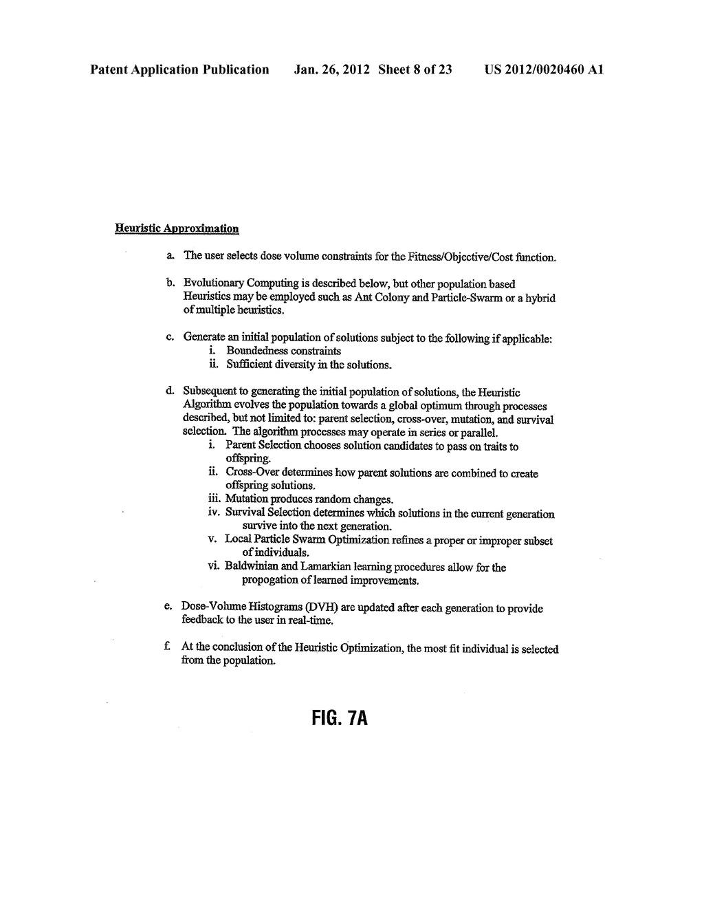 SYSTEM AND METHOD FOR RADIATION THERAPY TREATMENT PLANNING USING A MEMETIC     OPTIMIZATION ALGORITHM - diagram, schematic, and image 09