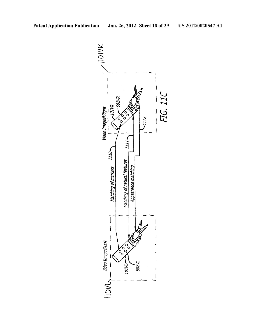 Methods of Locating and Tracking Robotic Instruments in Robotic Surgical     Systems - diagram, schematic, and image 19