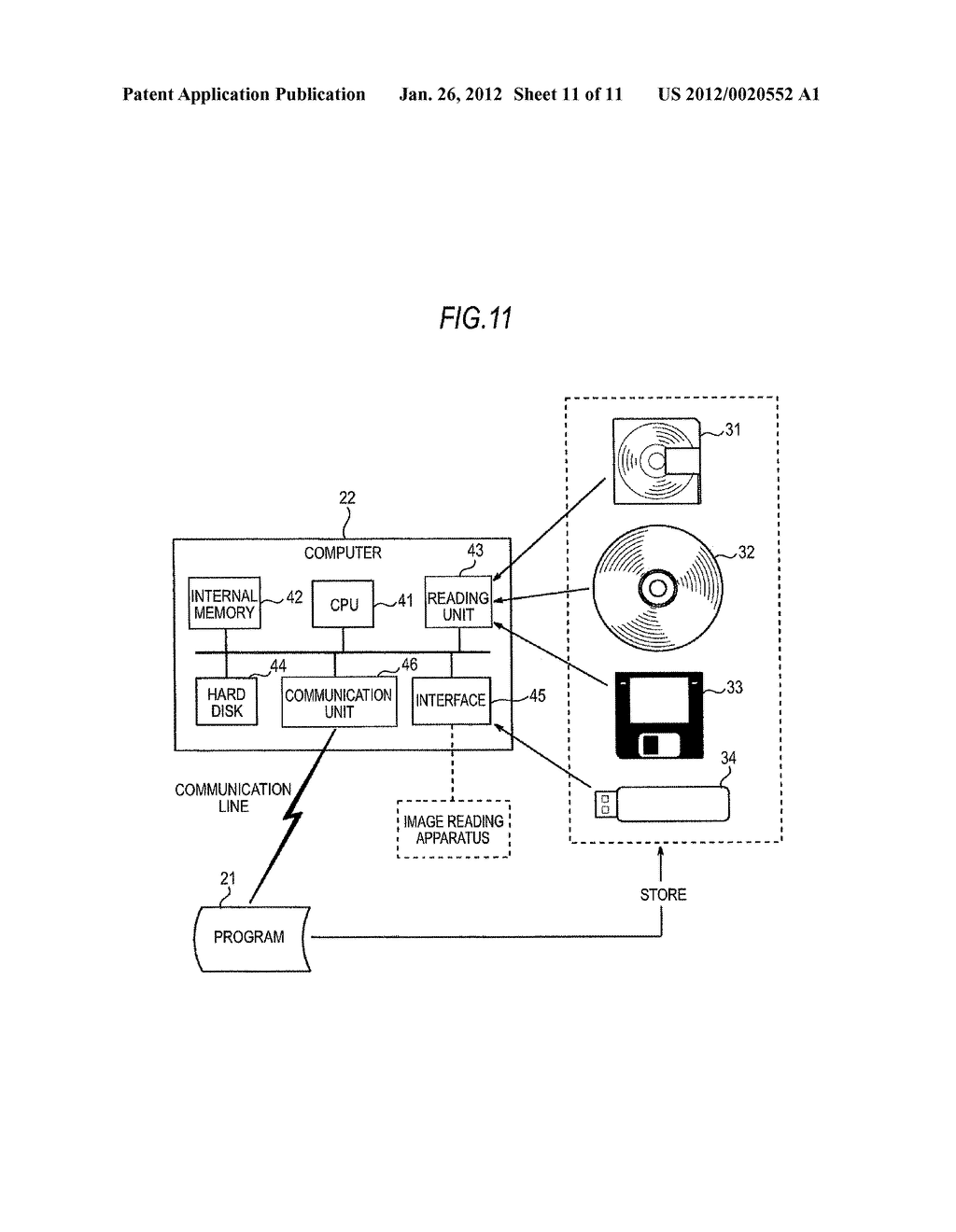 IMAGE PROCESSING APPARATUS, COMPUTER READABLE MEDIUM FOR PROCESSING IMAGE     AND METHOD FOR PROCESSING IMAGE - diagram, schematic, and image 12