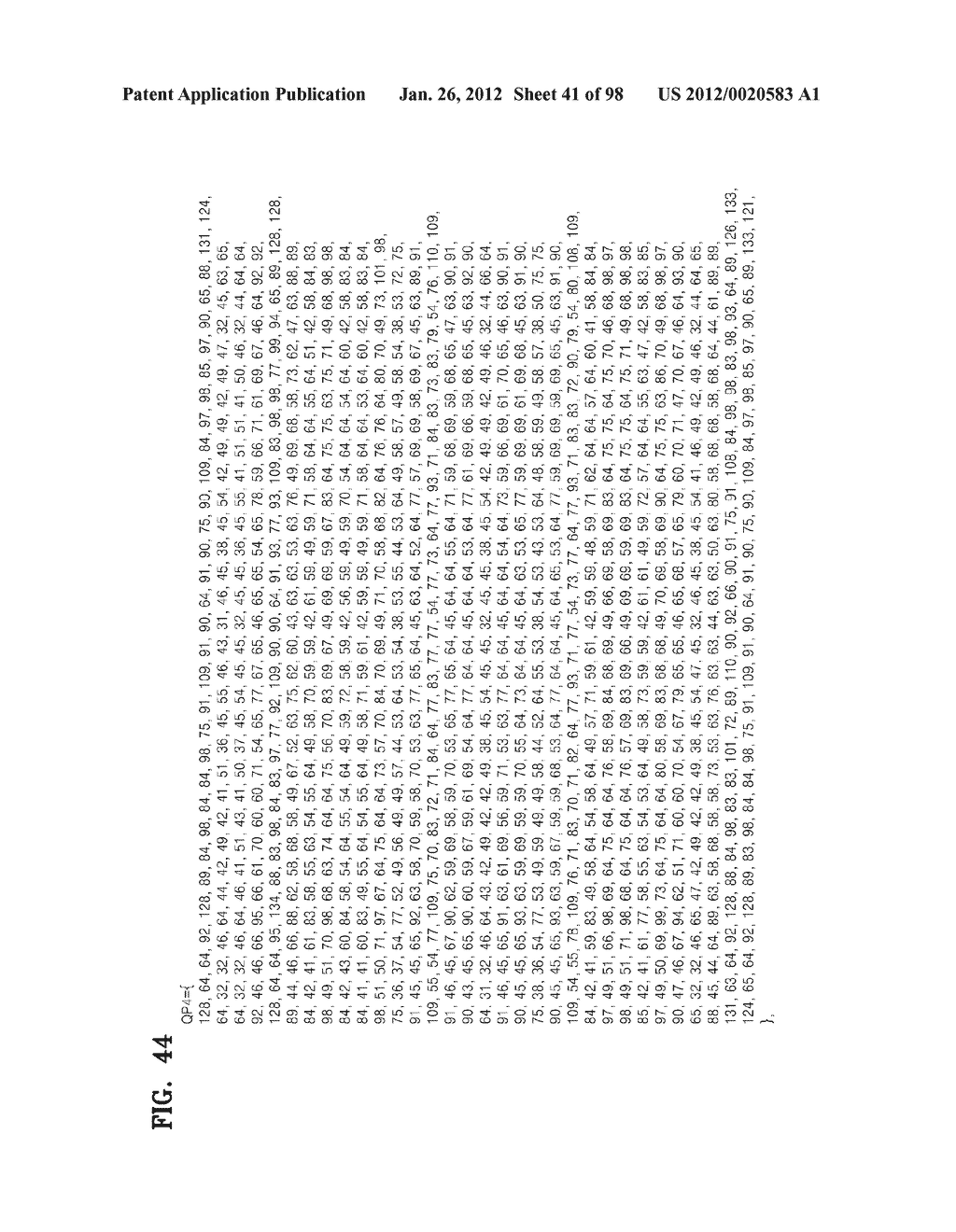 METHOD AND DEVICE FOR TRANSFORMATION OF IMAGE AND METHOD AND DEVICE FOR     REVERSE TRANSFORMATION OF IMAGE - diagram, schematic, and image 42