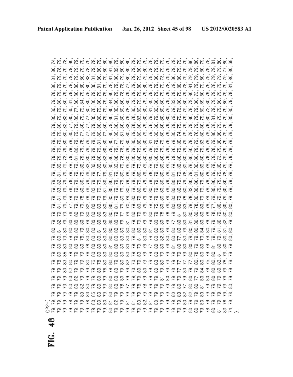 METHOD AND DEVICE FOR TRANSFORMATION OF IMAGE AND METHOD AND DEVICE FOR     REVERSE TRANSFORMATION OF IMAGE - diagram, schematic, and image 46