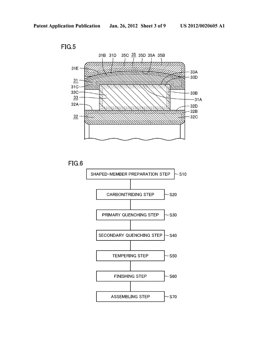 BEARING COMPONENT, ROLLING BEARING, AND METHOD FOR PRODUCING BEARING     COMPONENT - diagram, schematic, and image 04