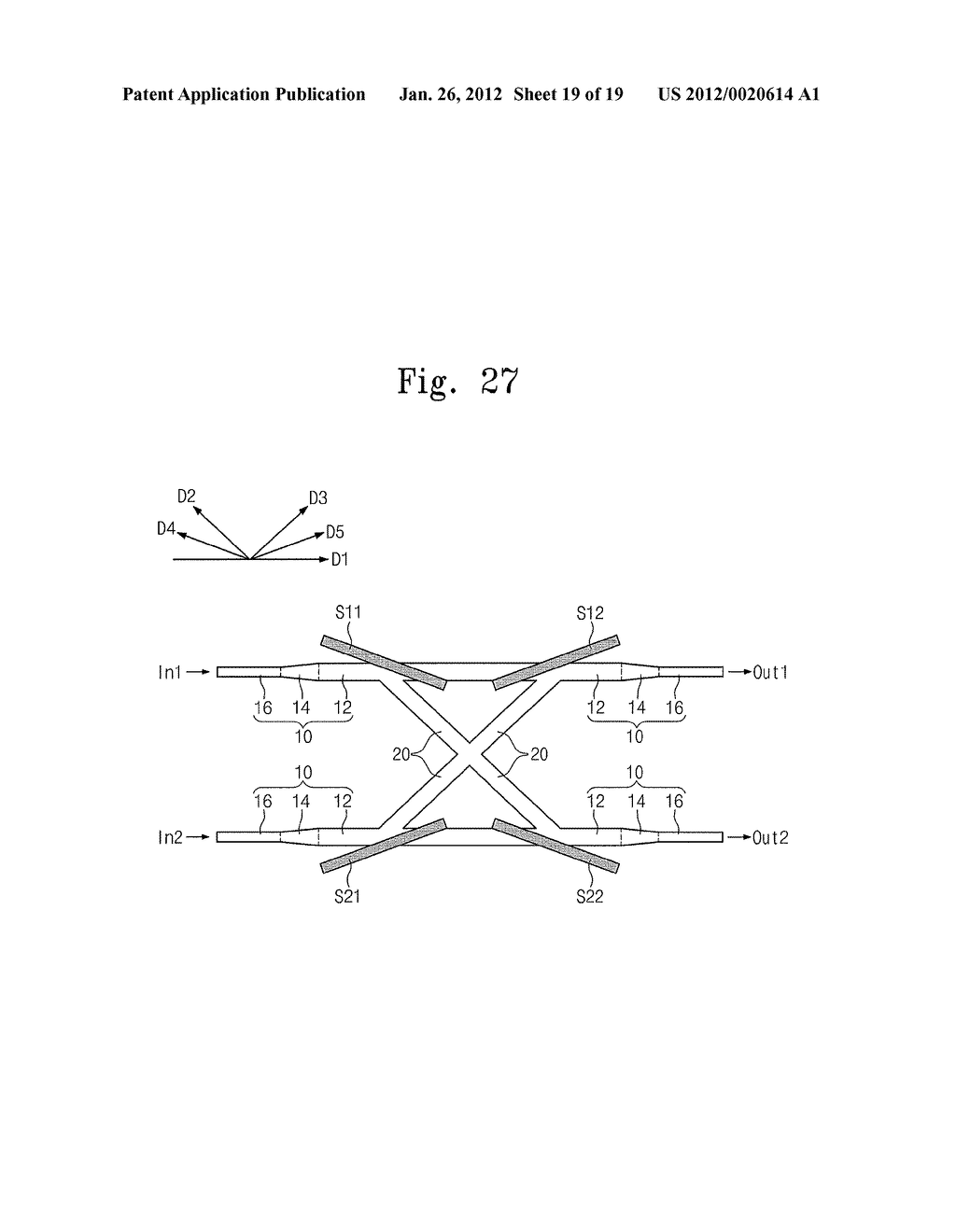 OPTICAL SWITCH DEVICE AND METHOD OF MANUFACTURING THE SAME - diagram, schematic, and image 20