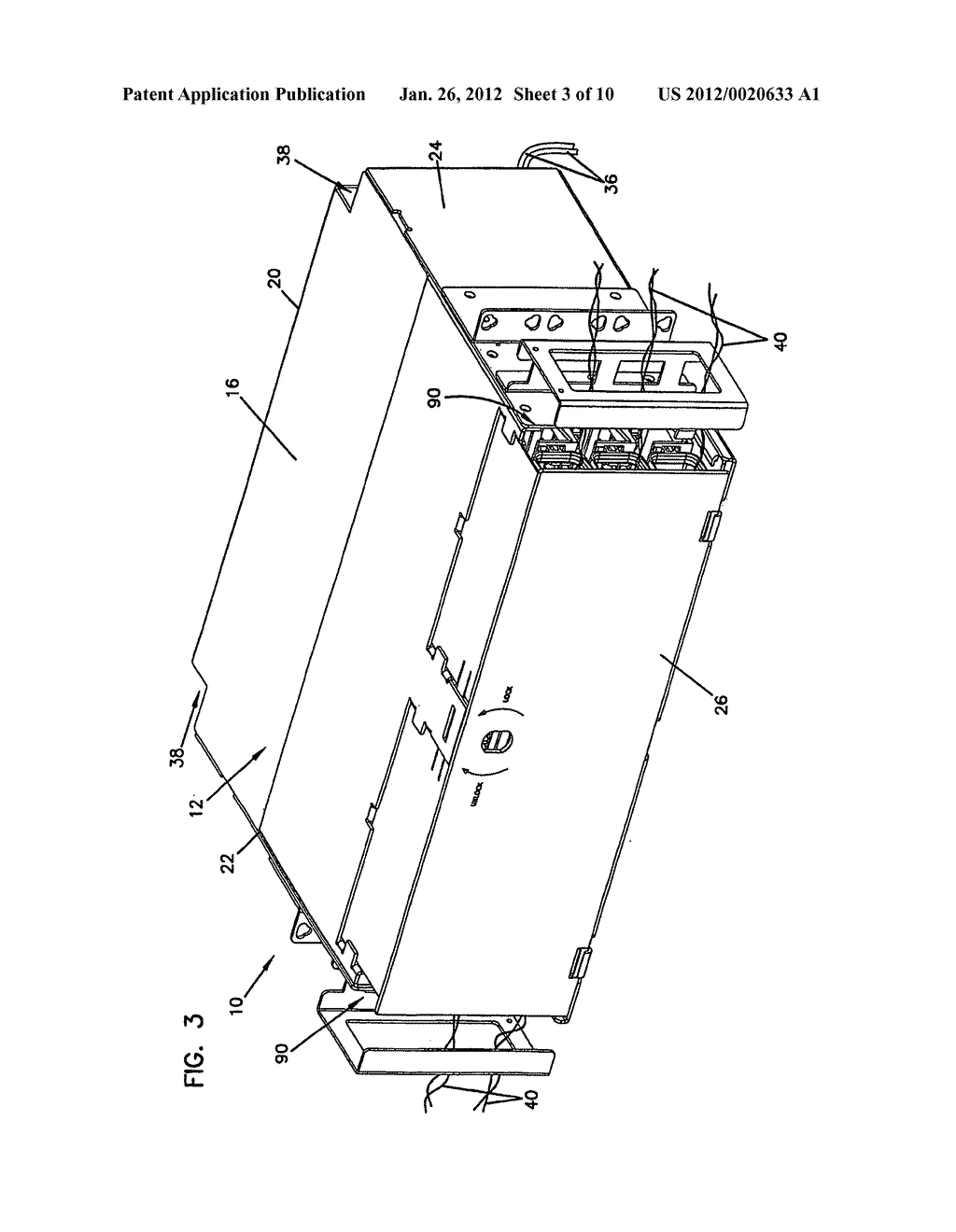 Adapter panel with lateral sliding adapter arrays - diagram, schematic, and image 04